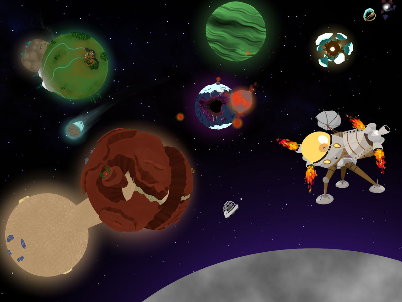 New Planets In Outer Wilds!(Mod) 
