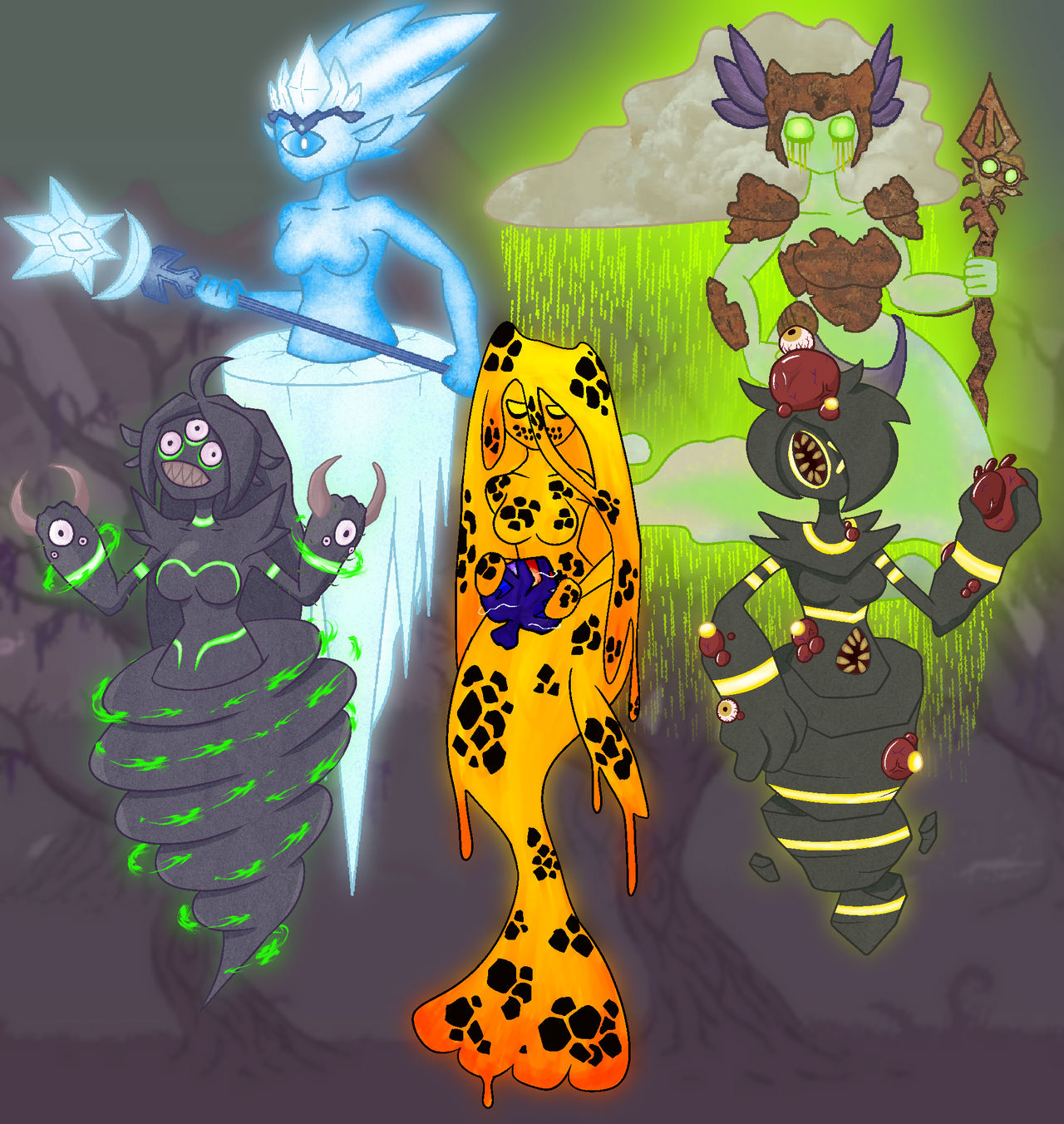 Corrupted Heart Of The Elements Calamity Mod By Ultrinik On DeviantArt Corrupted heart of the elements calamity mod by ultrinik on deviantart