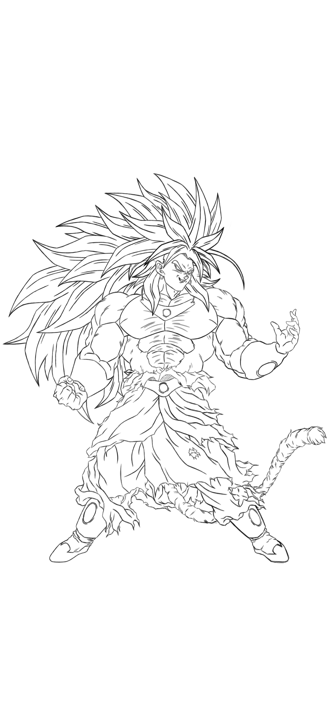 Broly SSJ5 by Vctn-RAR on DeviantArt