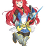 Rias dressed as a Fencer from EO5