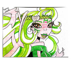 Monster High Color Pencil Drawing