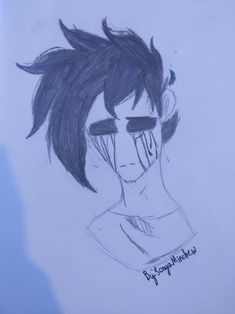 Boy Crying Ink by galaxywolf365 on DeviantArt