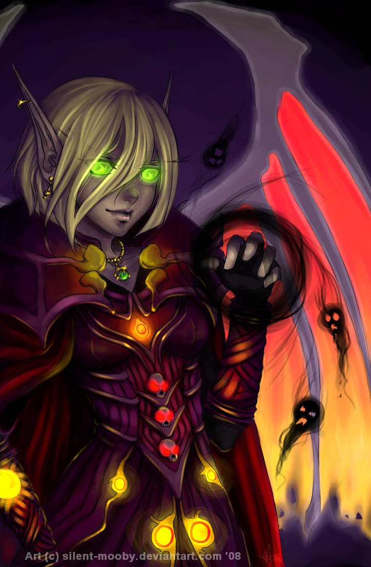 Commission: Blood Elf Warlock