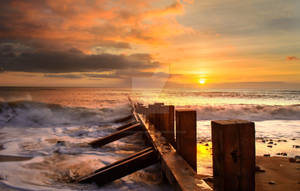 Early morning on the beach. by JackesPhotography