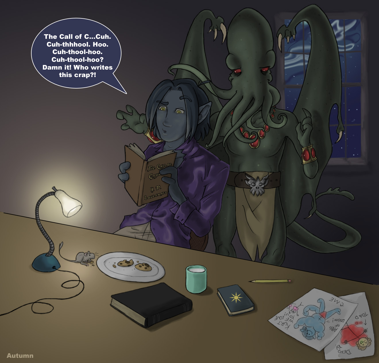 Kurt reads Lovecraft