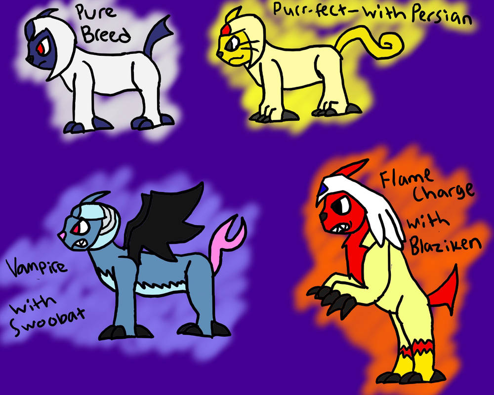 Absol Variants by KYR22 on DeviantArt