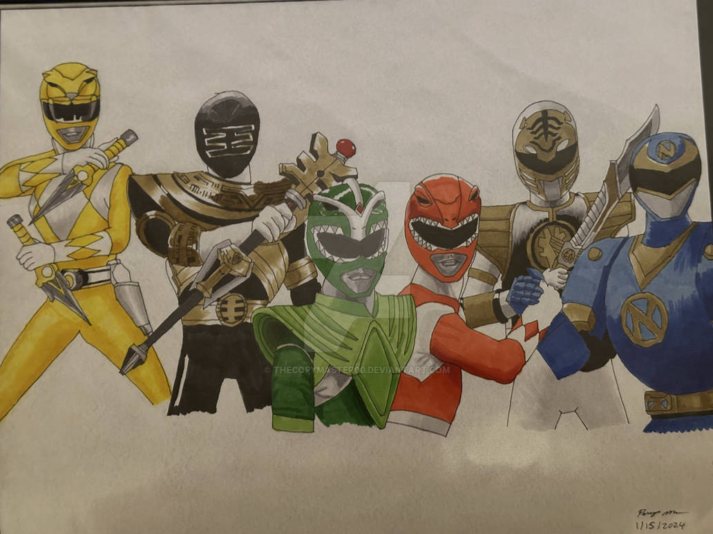 Power Rangers Prismacolor marker by TheCopyMaster00 on DeviantArt