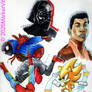 Spiderman Sonic Starwars Fan Art