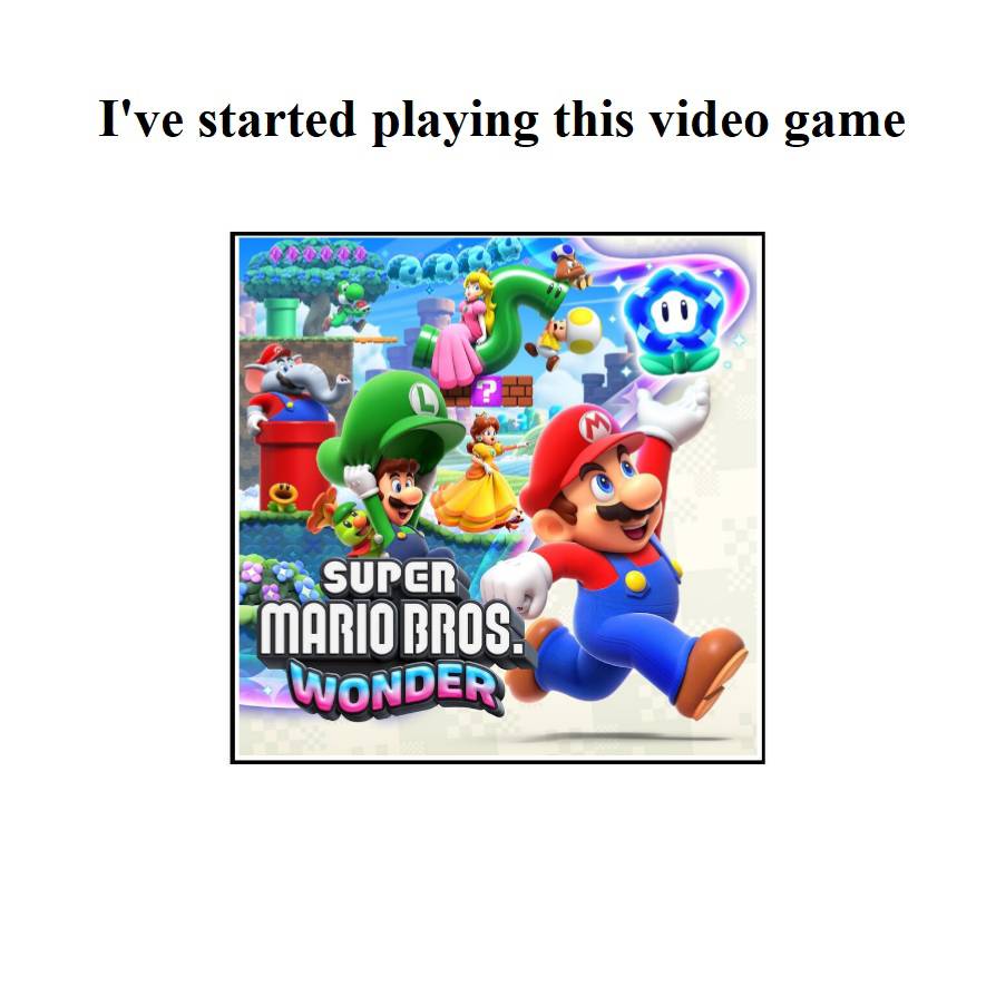 I Ve Started Playing Super Mario Bros Wonder By Cartoonfan2002 On I Ve Started Playing Super Mario Bros Wonder By Cartoonfan2002 On