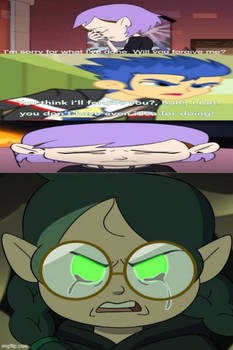 Willow is angry at FlashSentry2000's art