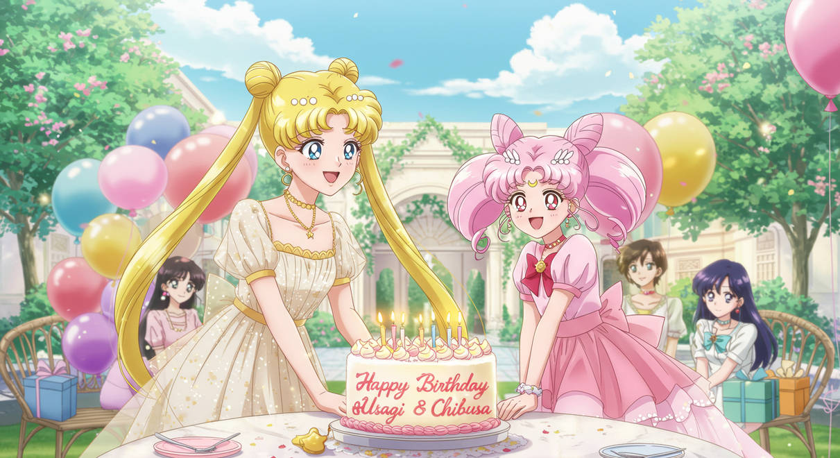 Happy Birthday to Usagi and Chibiusa Tsukino by CartoonFan2002 on ...