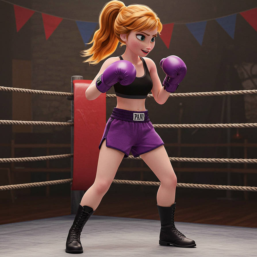 Anna Renderer Boxing Boxing Anna by CartoonFan2002 on DeviantArt
