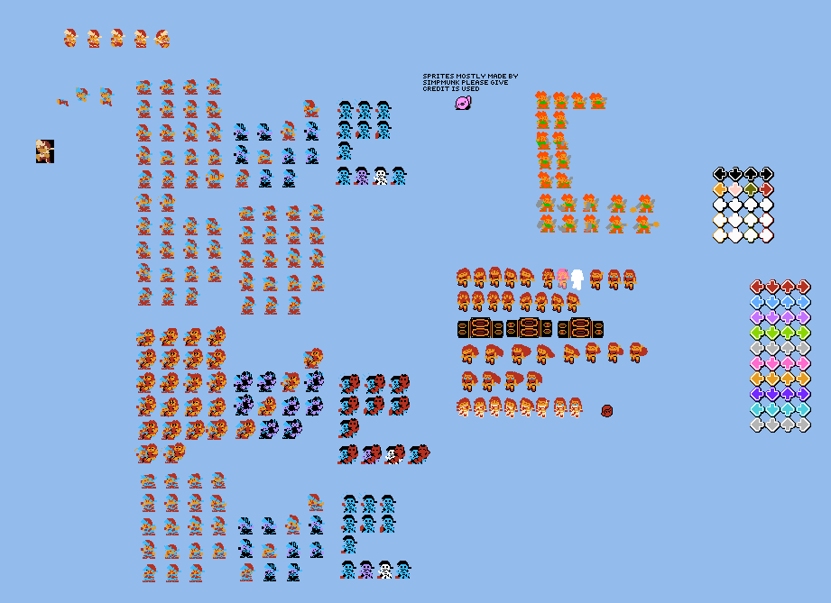 Edit Of Ramdom Sprite SMB fnf cast by estebanphanes on DeviantArt