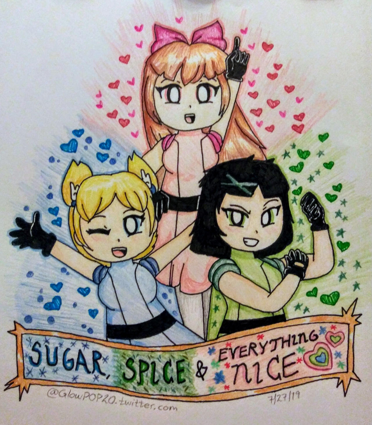 Sugar Spice And Everything Nice Traditional By Glowpop On Deviantart Sugar Spice And Everything Nice Traditional By Glowpop On Deviantart