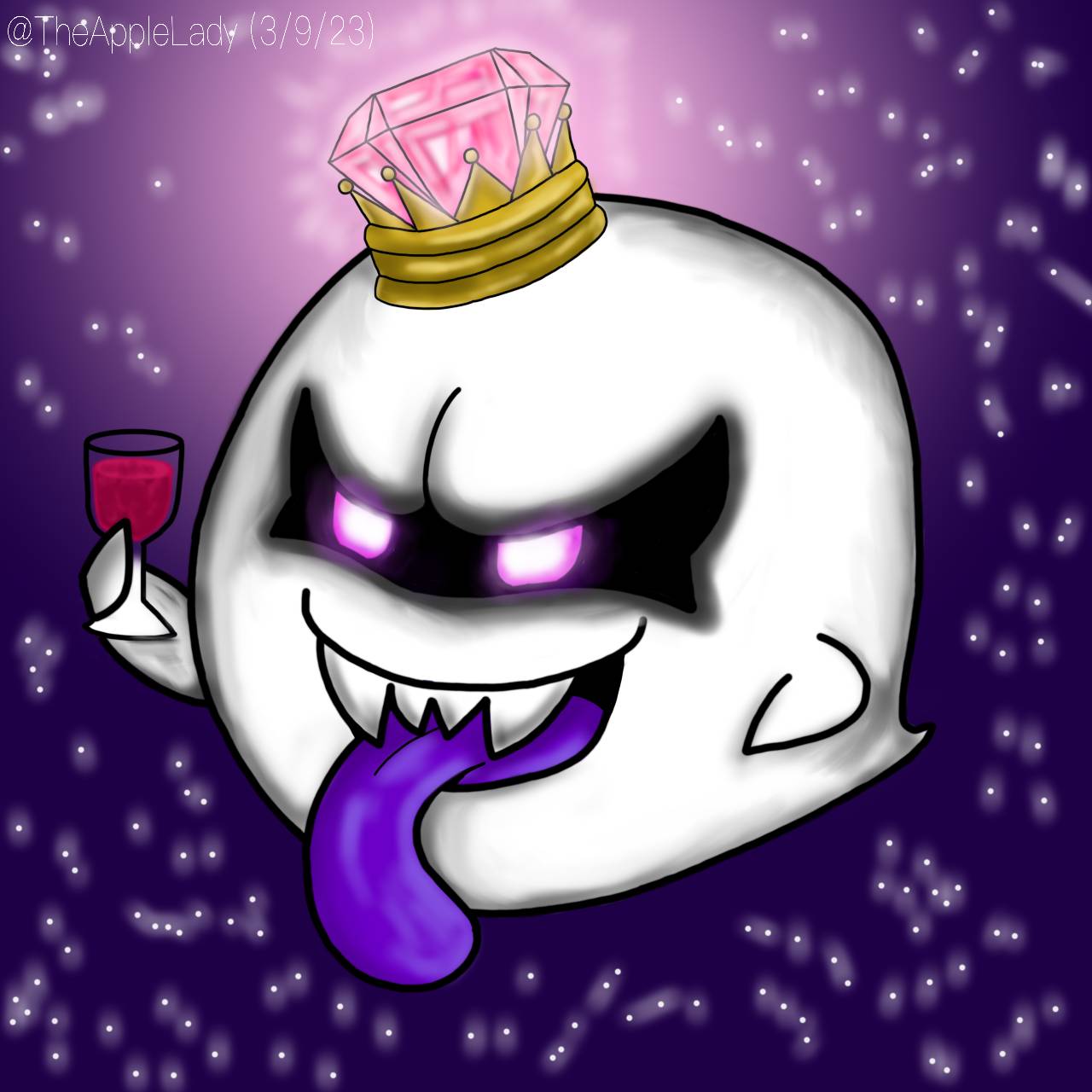 King Boo (Fanart) by GlowPOP20 on DeviantArt