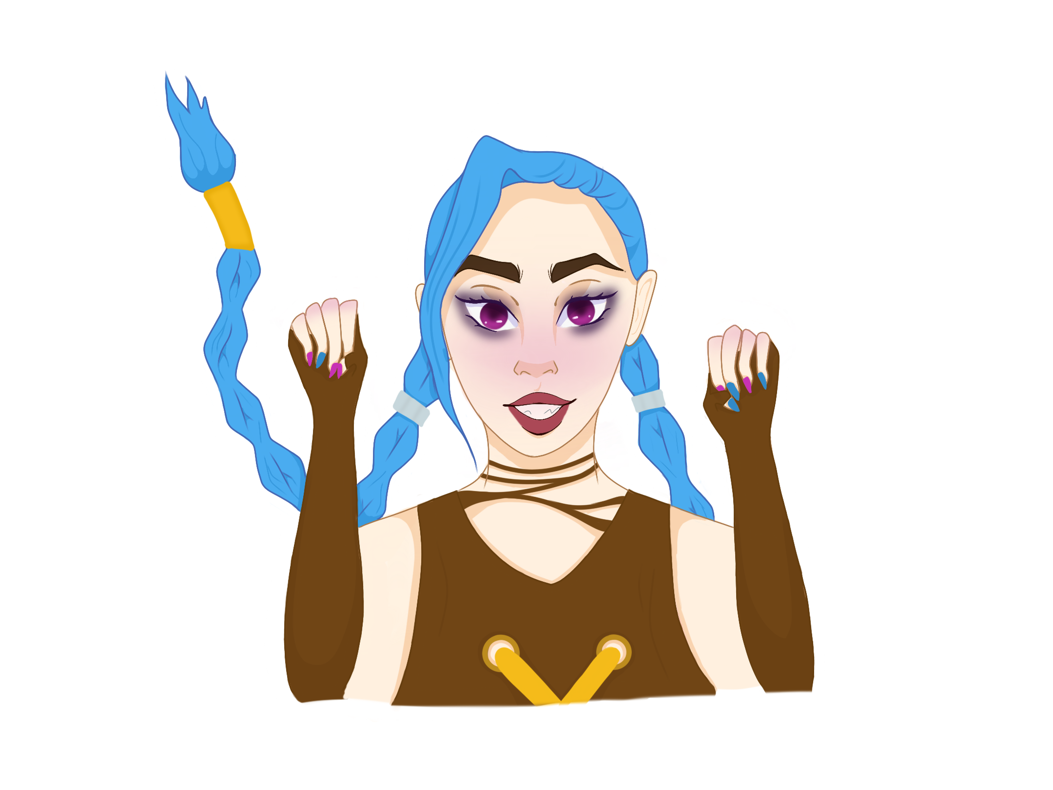 Jinx sticker by 0Sunnybunny on DeviantArt