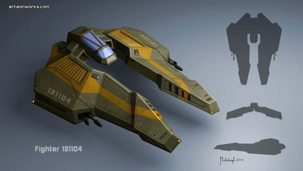 Spaceship Fighter Concept By Eon Works On Deviantart