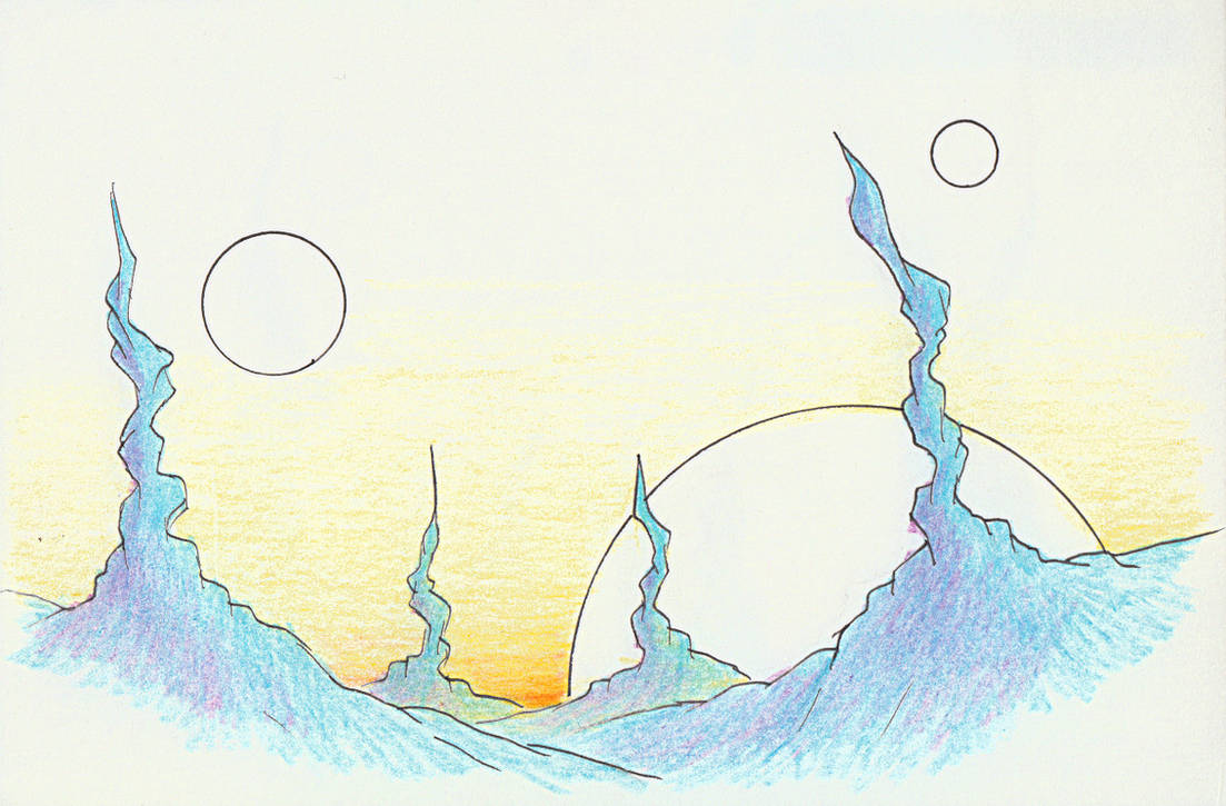 space landscape sketch by Eon-Works on DeviantArt