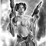 Princesa Leia Star Wars Art 2016