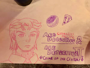 Ace Detective (Crayon Sketch)