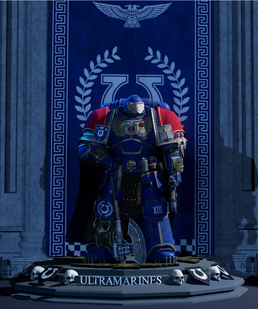 Ultramarines Rally Ultramarines Champion by snip105 on DeviantArt