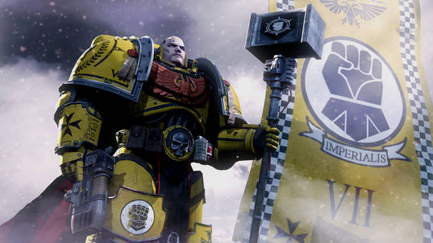 Imperial Fists Commander