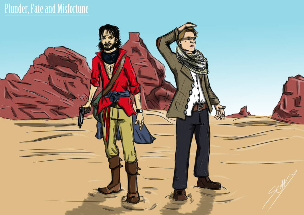 Plunder, Fate and Misfortune - Colour by Rogue-Spectrum