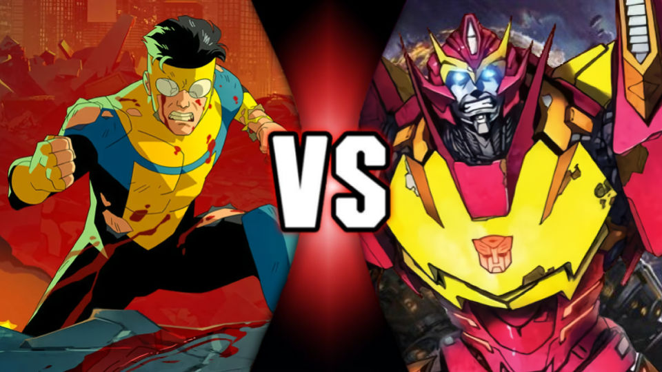 Invincible vs Hot Rod (... vs Transformers) by AlexForTheTop on DeviantArt