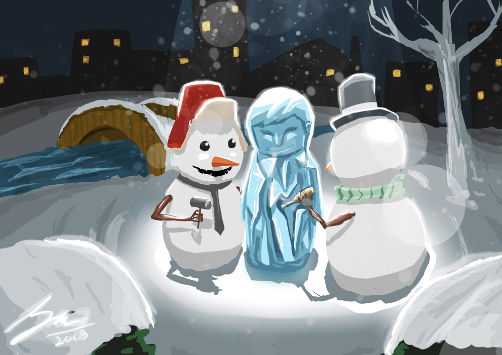 Snowman's Art Class