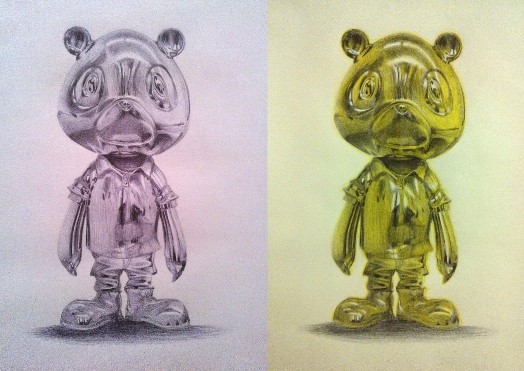 Takashi Murakami bears for Kanye West