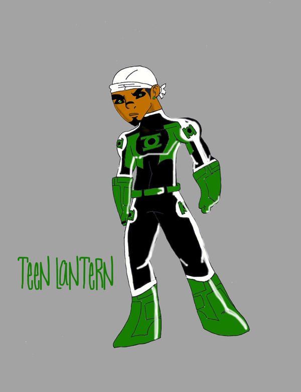Teen Lantern colored by The-Great-One-Zo on DeviantArt