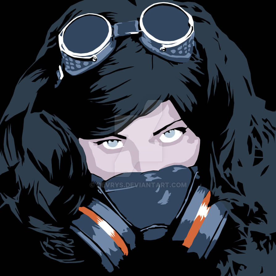 Nuke Lady Post-Nuke Potrait - Lady Spitfire by Devrys on DeviantArt