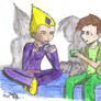 Odd and Ulrich playing DS