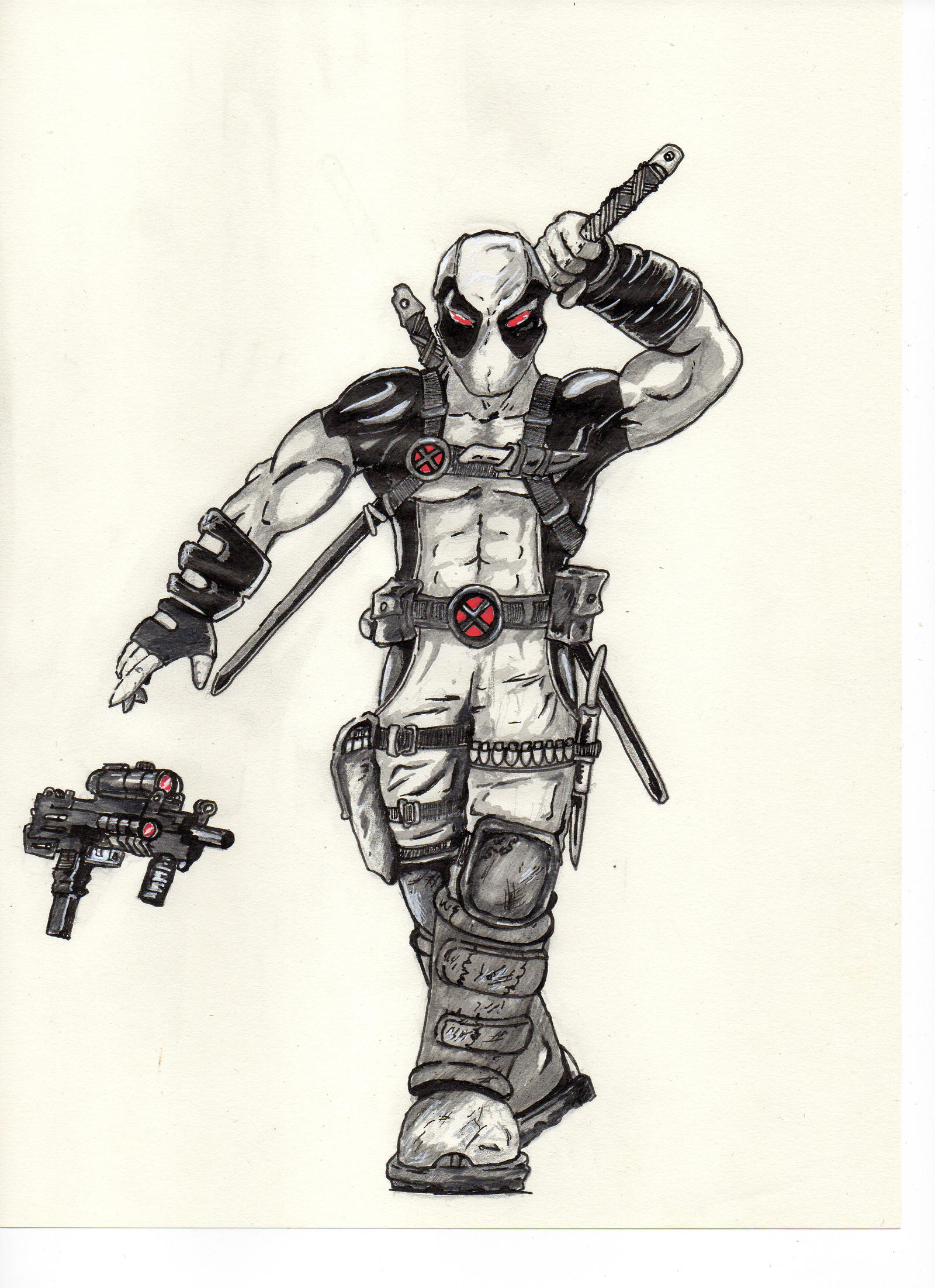 deadpool xforce by kergourlay on DeviantArt