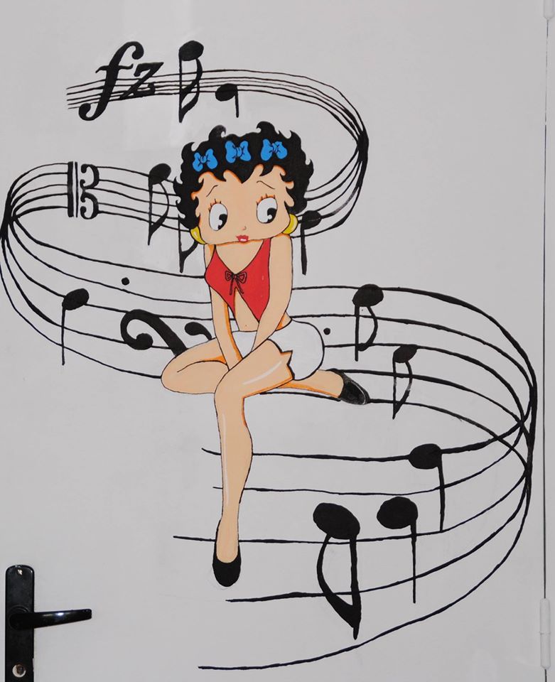 betty boop door