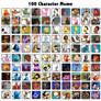100 Favorite Characters of Mine