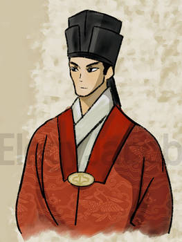 Redraw of Yongbao's Hanfu design