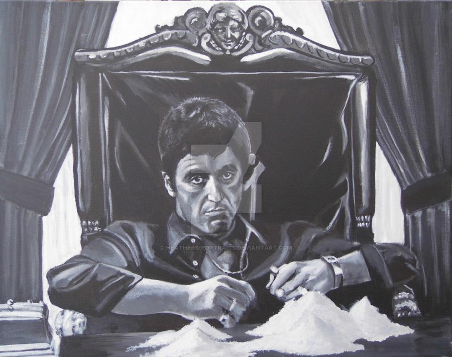Scarface by heathers-portraits on DeviantArt