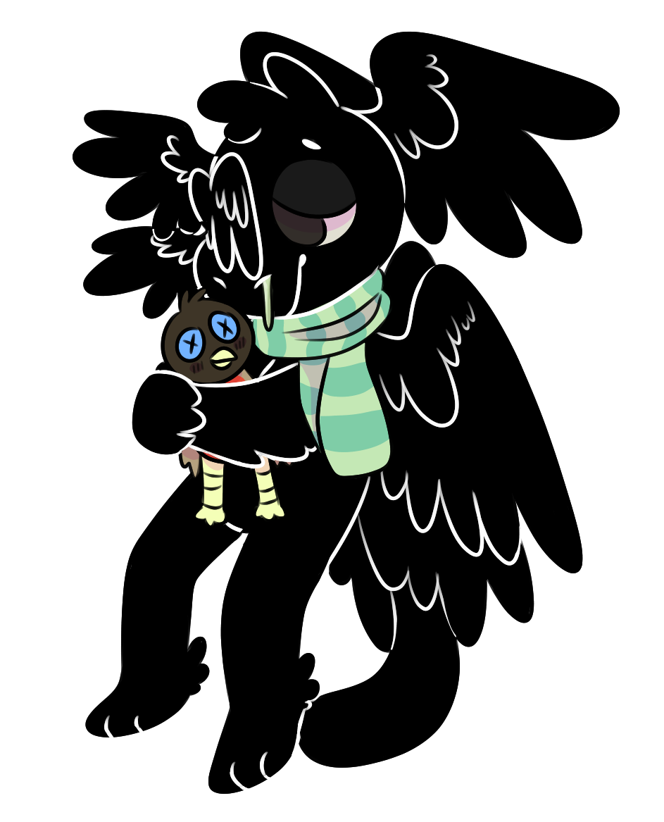 Two birds on a wire by OtterTown on DeviantArt