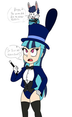 Sonata Dusk meets Bob the Rabbit