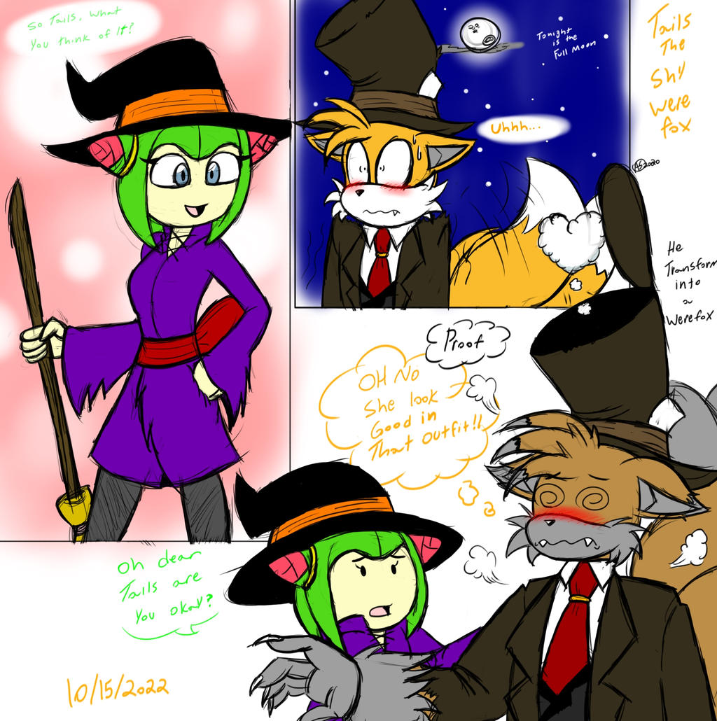 Allen Tails Halloween Tails and Cosmo by AllenGutairHero on DeviantArt