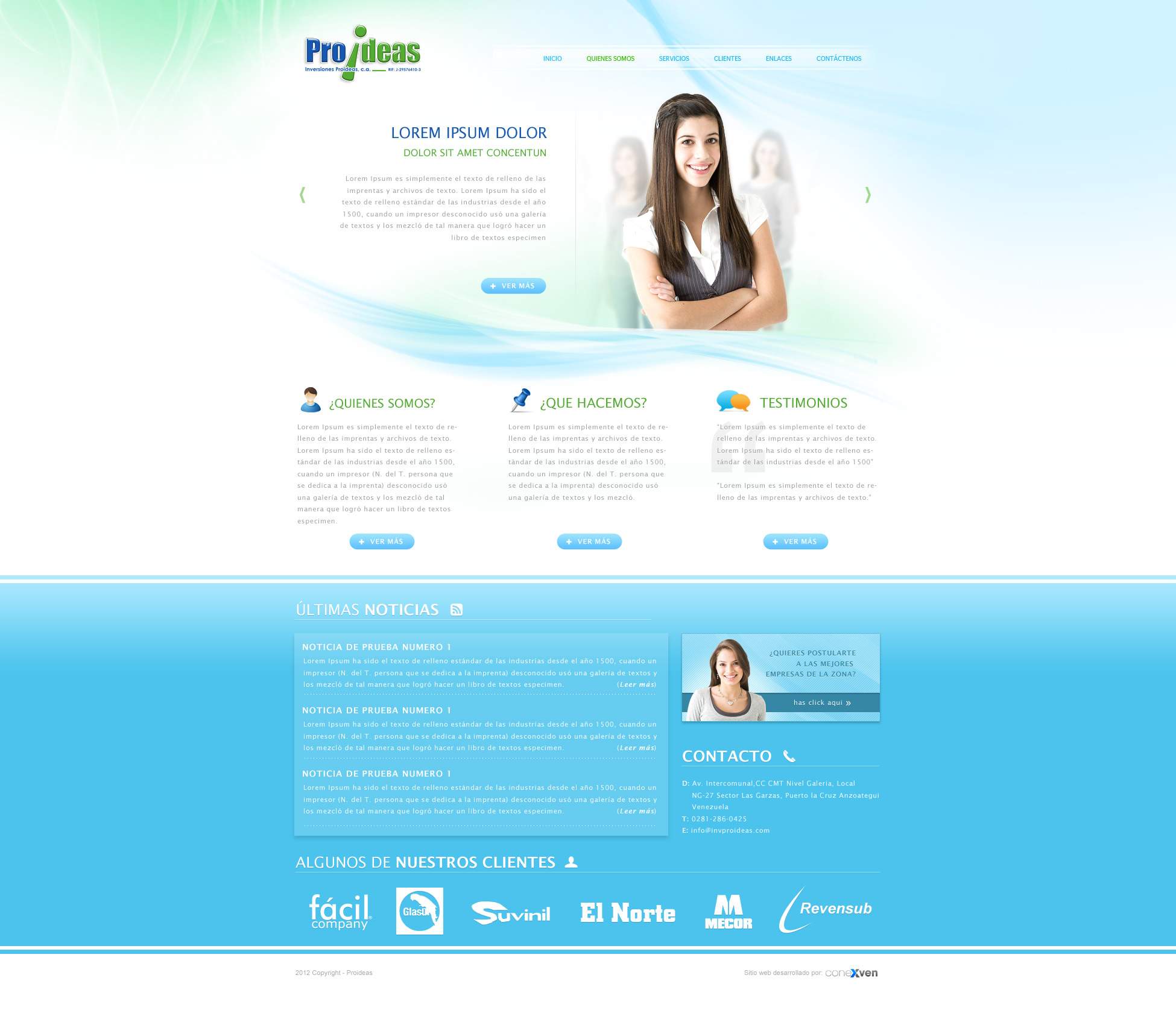 Accountant Firm Webdesign - Home V2