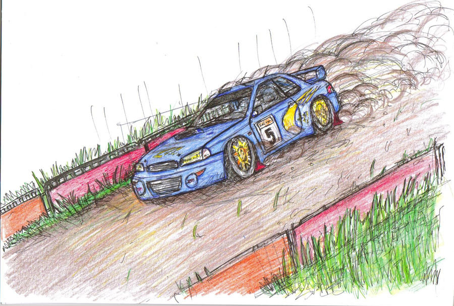 Road Rally Map Deviantart Subaru Impreza Rally Car by NISMO-GTR on DeviantArt