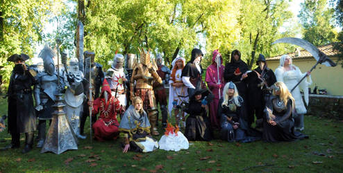 Dark Souls and Bloodborne cosplay Group