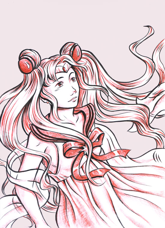 Sailor Moon doodling