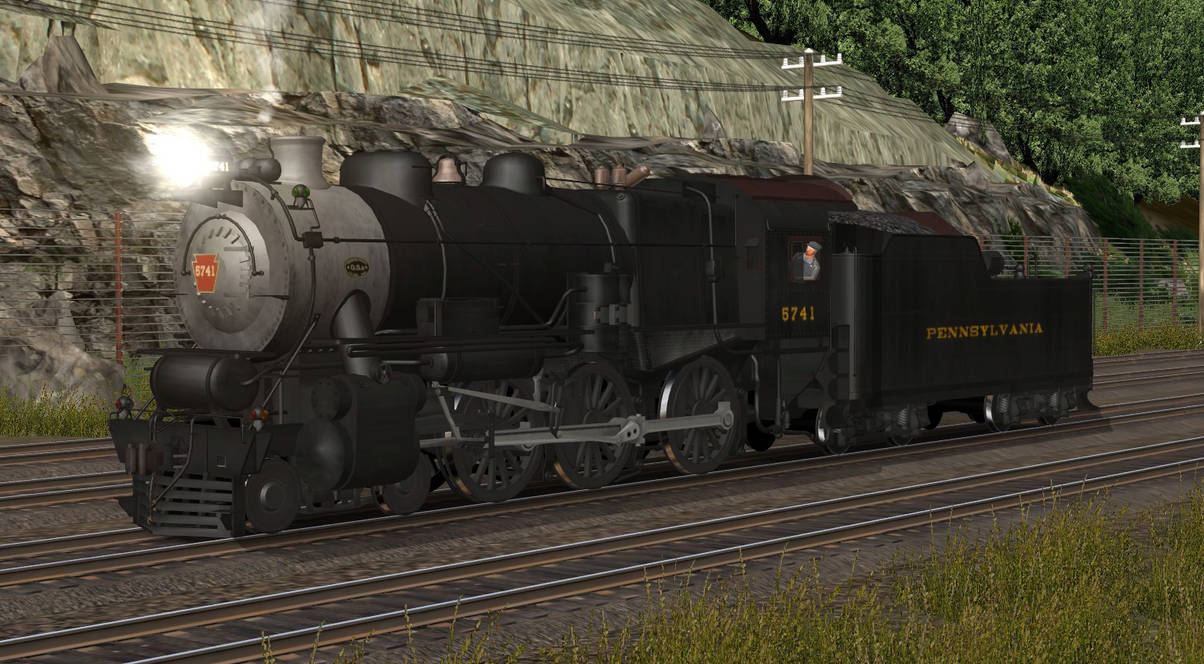 TS12 Custom: PRR G5 #5741 Ten-Wheeler by christoph2001 on DeviantArt