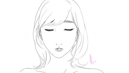 SNSD KissMe Series - Taeyeon Sketch