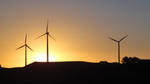 Sundown at the Wind Farm by kurios-kat