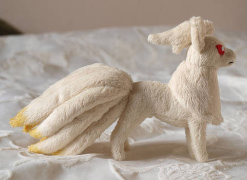 ninetales mini plush sideview