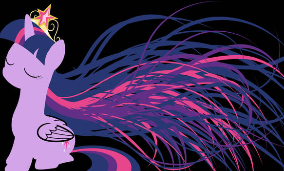 Princess Twilight Sparkle Silhouette Wallpaper